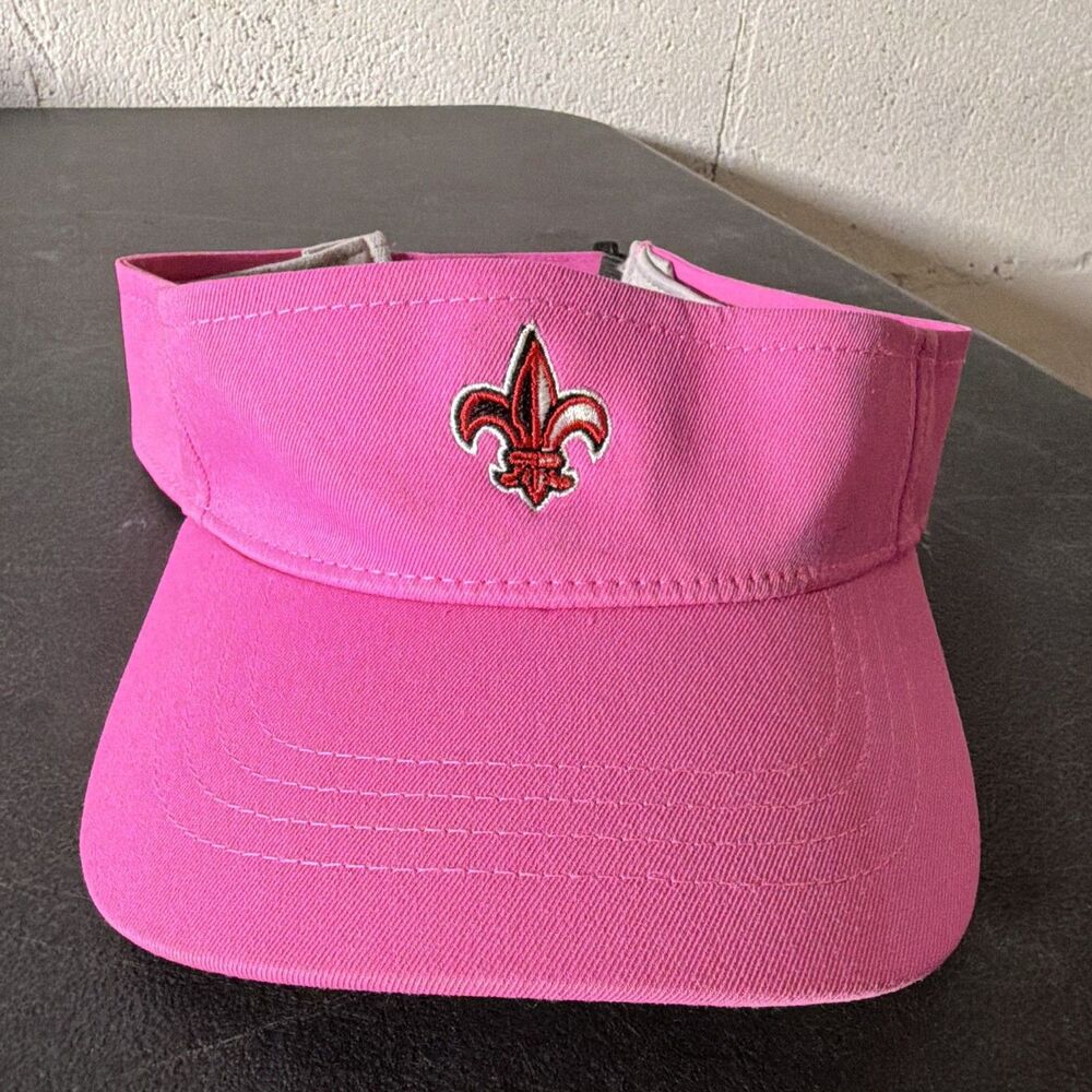 Champro Pink/Gray Adjustable Visor Hat Solid Unisex Adults S-M